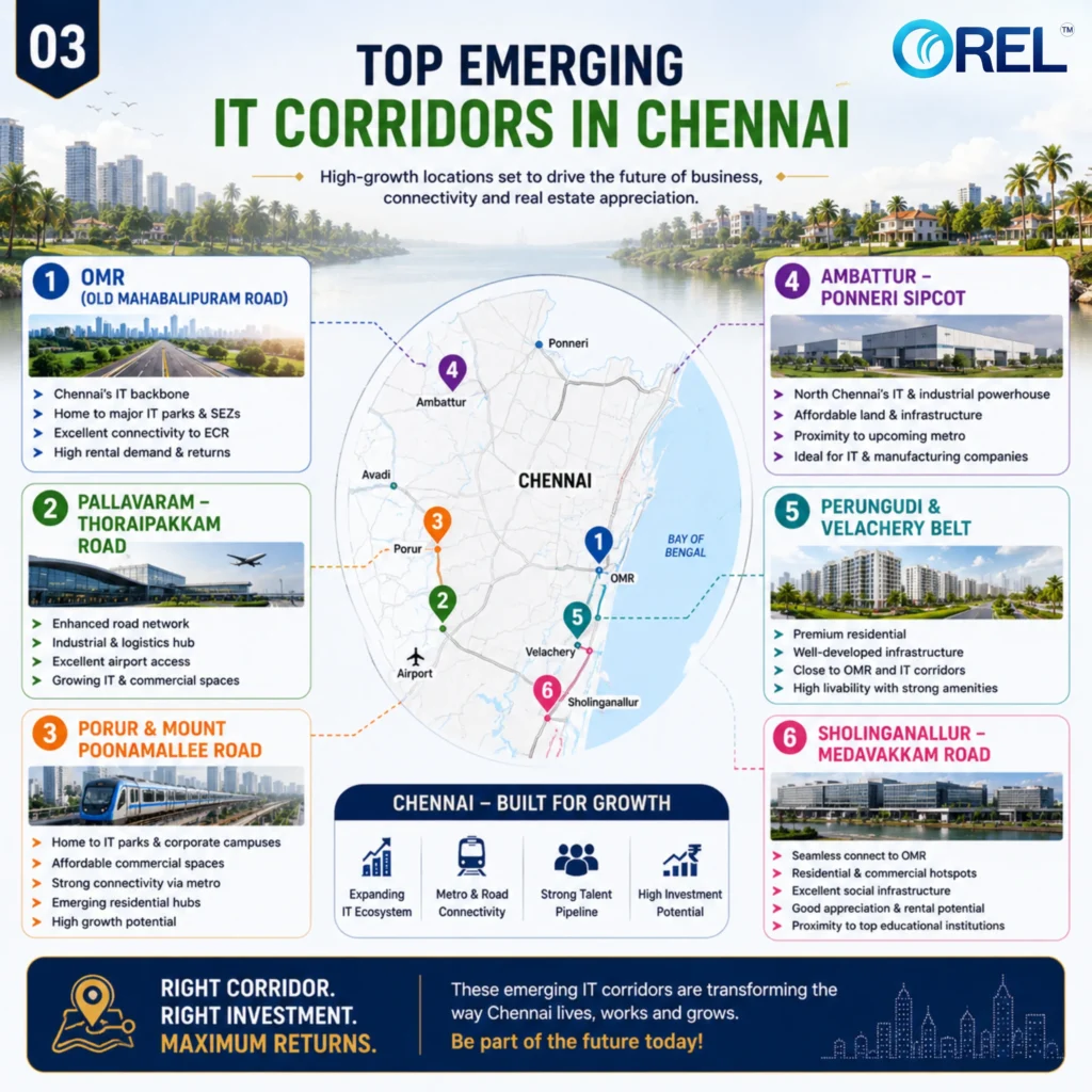 Top IT Corridors in Chennai