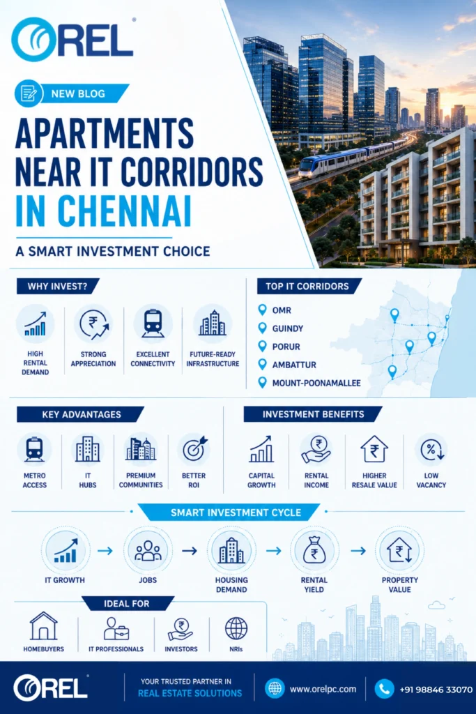 Why Apartments Near Chennai's IT Corridors